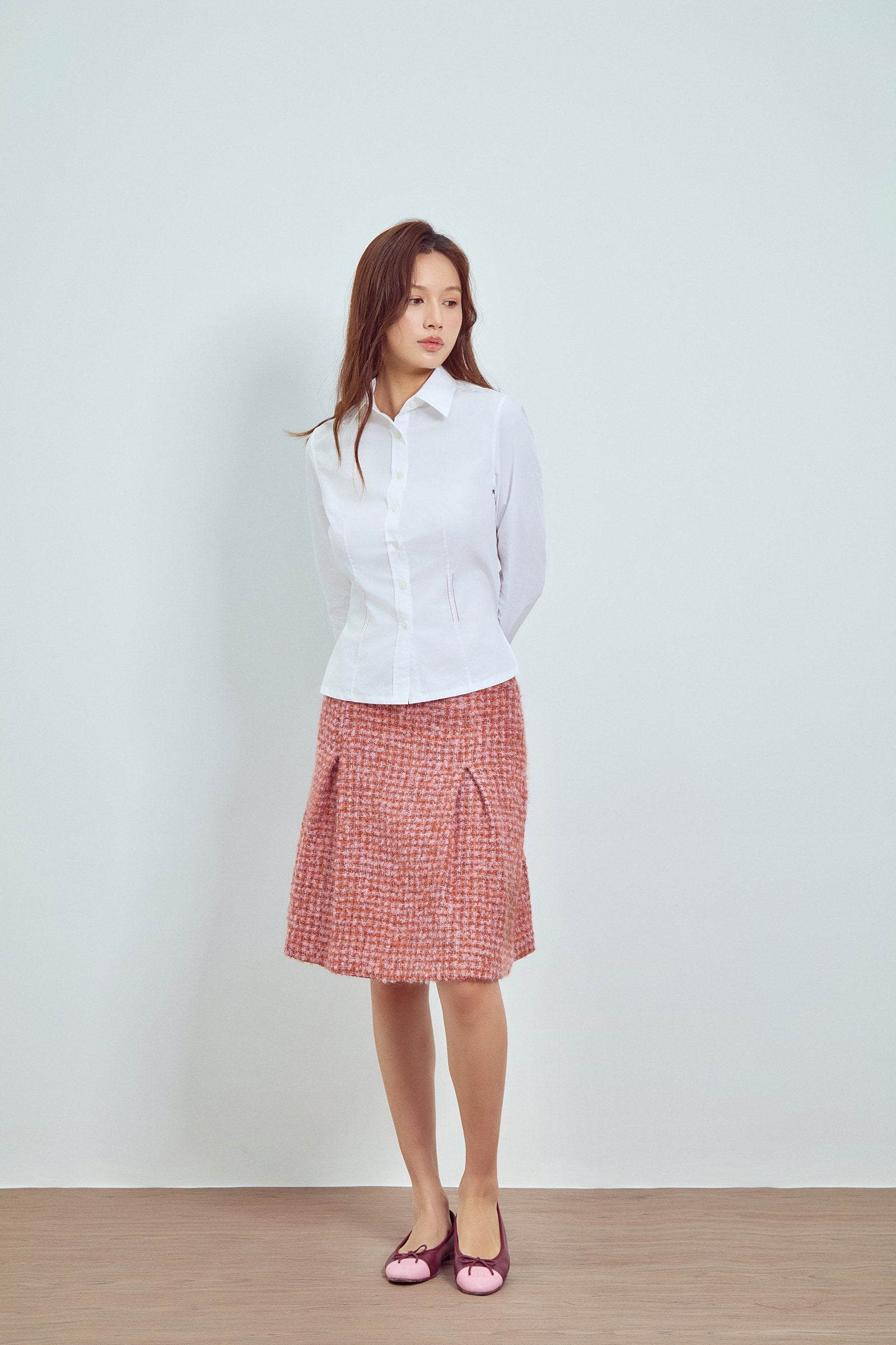 White Sculpted Shirt