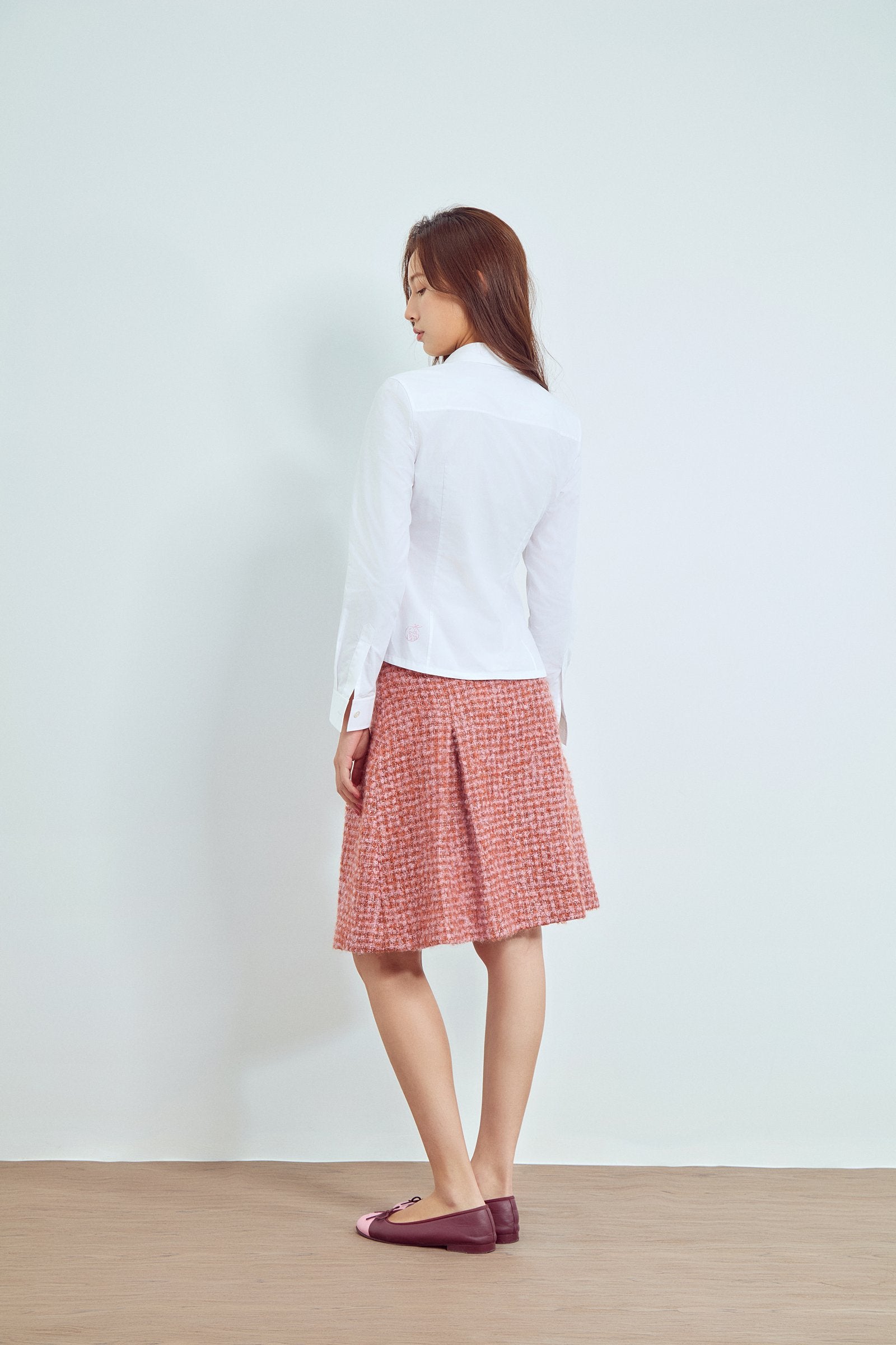 White Sculpted Shirt